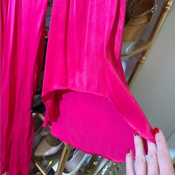 MANGO Pink Raphi Maxi Satin Dress - Picture 5 of 6
